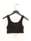 BASERANGE 25 Spring/Summer French organic cotton heart-shaped corset vest BAS-BRHE-RB-000-Black